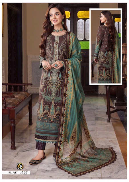 Keval Rangrez Vol 3 Karachi Cotton Dress Material Catalog
